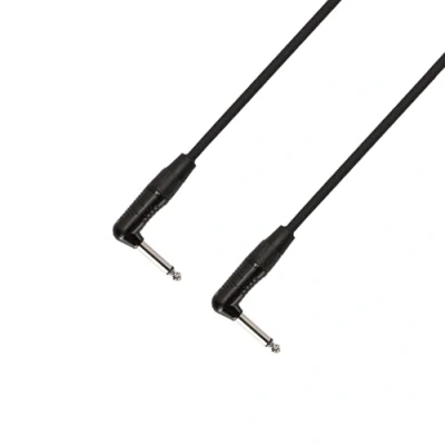 Image of Adam Hall 4 Star Series 0.6m Rean 6.3mm Angled Jack Mono to Instrument Cable