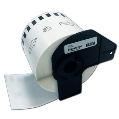 Image of Compatible DK 99205 62mm x 30.48m White Thermal Standard Address Labels with Brother QL 500 550 570 700 710W 720NW 800 810W 820NWB 1050 1100 1110NWB Printers
