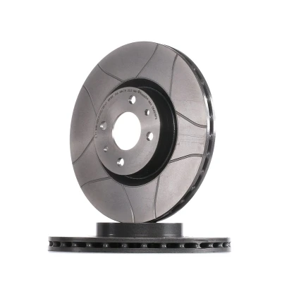 Image of 424976 Brake disc BREMBO MAX LINE 09.4939.75 284mm 22mm 4 internally vented, slotted Coated ABARTH: 500C / 595C 695C Convertible