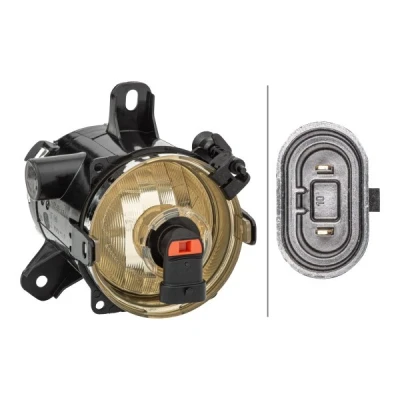 Image of 13253626 Fog Lights HELLA 1N0 354 824 021 Right 12V with bulb VAUXHALL: Corsa Mk4, Mk3