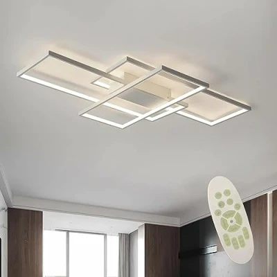 Image of Diossad LED Dimmable Ceiling Light Modern Lamp,LED Lights 2700K 6500K Flush Mount Chandelier Fixture for Bedroom Living Room Kitchen Hallway Office