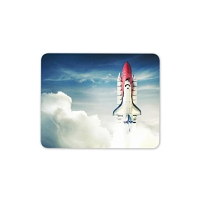 Image of Destination Vinyl Ltd Space Shuttle Mouse Mat Pad NASA Rocket Solar System Earth Computer Gift #8204