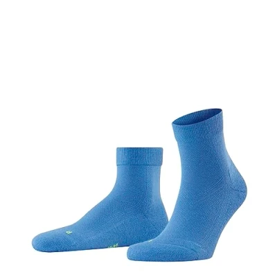 Image of FALKE Unisex Cool Kick U SSO Soft Breathable Quick Drying Plain 1 Pair Socks, Blue (Blue/Grey 6311), 5.5 7.5