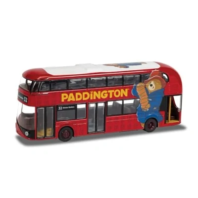Image of Corgi TV Film License &amp; Event CC89206 Paddington 3 New Routemaster Buses 1:72 Scale Die Cast Model
