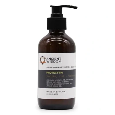 Image of Juniper, Lime &amp; Spearmint Hand Body Wash 250ml Ancient Wisdom