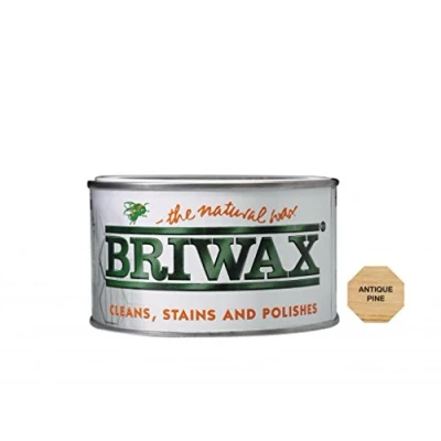 Image of Briwax Original Antique Pine Wax Polish 400g (Japanese Labelled Version) Same UK Product Inside Furniture Cleans, Stains and Polishes