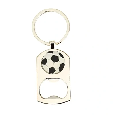 Image of ARFUKA Bottle Opener Keyring Portable Football Beer Key Chain Beverage Ring for Men, Women