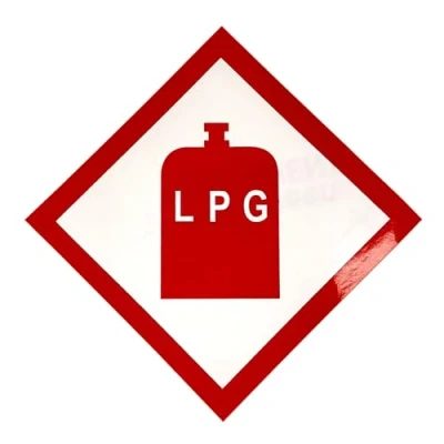 Image of W4 LPG Sticker Red