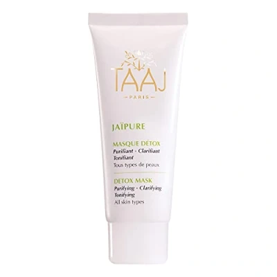 Image of TAAJ Purifying Detox Mask JAÏPURE Purifies, Clarifies and Tonifies Antioxidant Actives Regenerates tissue Firms pores Fresh, radiant complexion Vegan 75 ml