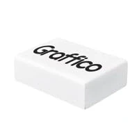 Image of GRAFFICO White Plastic ERASERS PK45