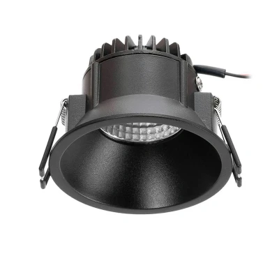 Image of Arcchio LED downlight Niria, black, 3,000K