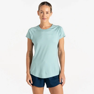 Image of Dare 2b Women&#039;s Quick Drying Corral Lightweight T Shirt Aquifer, Size: 18