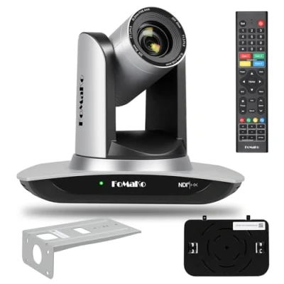 Image of FoMaKo NDI Camera AI Auto Tracking HDMI PTZ 30x Optical Zoom IP USB3.0 for Church Services Worship Education, PoE 1080P60 FMK30UH (NDI 6 &amp; HX3)