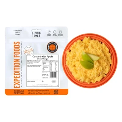 Image of Custard with Apple (Breakfast/Dessert Range) Freeze Dried Camping &amp; Hiking Food