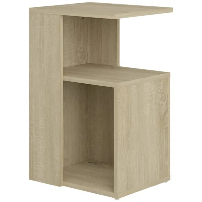 Image of vidaXL Side Table Sonoma Oak 36x30x56 cm Engineered Wood