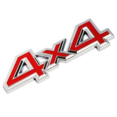 Image of HIGGER 3D Metal 4X4 Four Wheel Drive Car Sticker Emblem Badge For