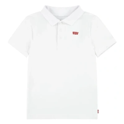 Image of Levi&#039;s BACK NECK TAPE Polo shirt for kids, Size: 4y, White