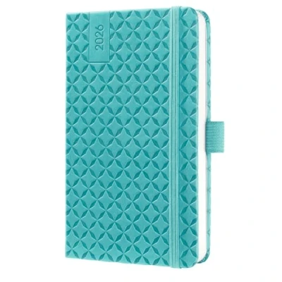 Image of Sigel Jolie Diary 2026 A6 Week to View Aqua Green