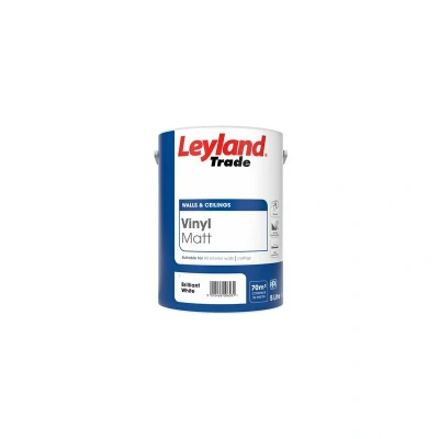 Image of Leyland Vinyl Matt 5 Liter White