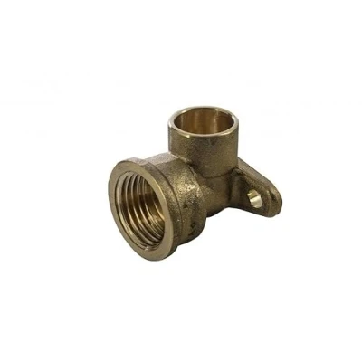 Image of 15mm x 1/2&quot; Wallplate Elbow End Feed