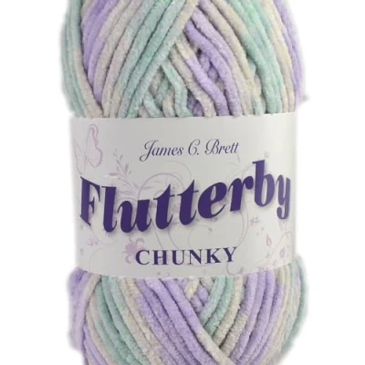 Image of James C Brett Flutterby Chunky 100g Knitting Yarn B58 Stillness