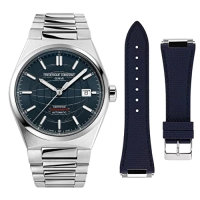 Image of Frederique Constant Frédérique Highlife Automatic Cosc Mens Silver Watch FC 303BL3NH6B Stainless Steel (archived) One Size