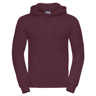 Image of Russell Athletic Mens Plain Hoodie (Burgundy) Size Medium