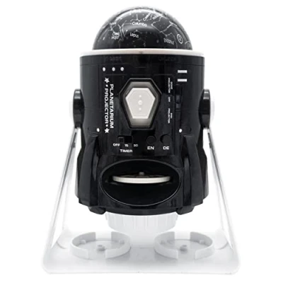 Image of Lexibook, Speaking 2 in 1 Constellations and images Planetarium Projector, 24 to discover space, constellation domes, STEM, Black/White, NLJ181i3