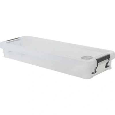 Image of Whitefurze Allstore 1.25LTR 370X110X50MM Storage Box with Lid