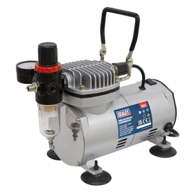 Image of Sealey Ab900 Mini Air Brush Compressor