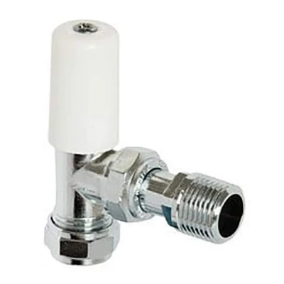 Image of Pegler Yorkshire Terrier Angled Radiator Valve 1/2 X 15mm Cp Ls 601038