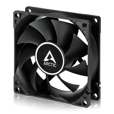 Image of ARCTIC F8 PWM PC Fan, 80mm Case Signal regulates Fan Speed, Quiet motor, Computer, Speed: 300 2000 rpm Black