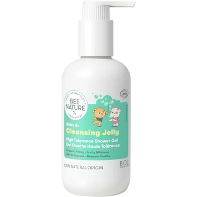 Image of Bee Nature Kids Shower Gel Organic Honey Relieves Rashes Eczema Cleanse Moisturize Extra Mild Soap Free Fruity Scent Suitable for Dry, Sensitive Skin 200ml