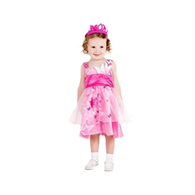 Image of Fun Shack Toddler Princess Dress Up Pink Fairytale Fancy Halloween Costumes Girls 3 4 Years