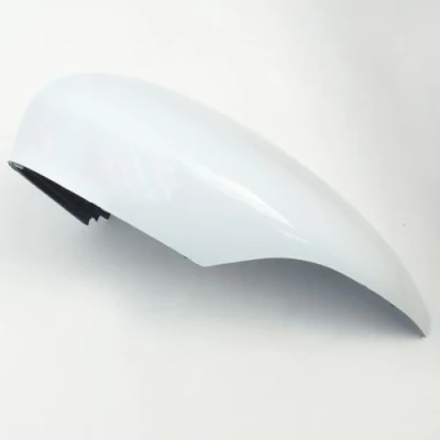 Image of Underground Parts Frozen White Right Drivers Side Door Wing Mirror Cover Cap for Ford Fiesta mk7 2008 2017