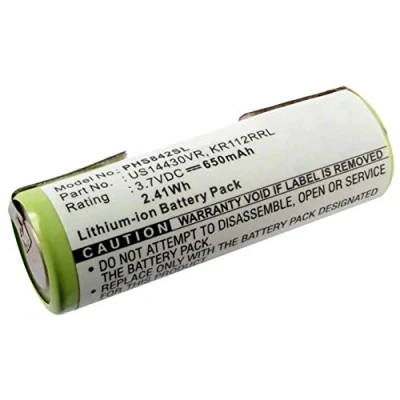 Image of subtel® KR112RRL, US14430VR Battery Replacement for Philips HS8020 / HS8060 HS8070 HS8420 HS8420/23 HS8440 HS8460 650mAh 3.7V