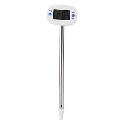 Image of Soil Temperature Tester, Mini Electronic Digital Moisture Meter, Humidity Tester with Probe and LCD Display for Garden Plants