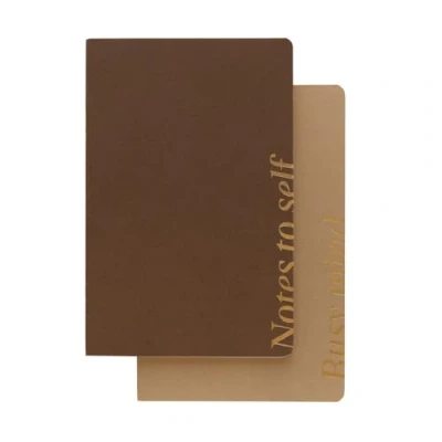 Image of Kokonote Pack of 2 A5 Notebooks Almond Mocha Notebook, A5, Notepads Notepad, Sketchbook Cute Stationery, Gifts,
