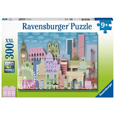 Image of Ravensburger Worldly Attractions 300 Piece Jigsaw Puzzle for Adults and Children Age 9 Years Up