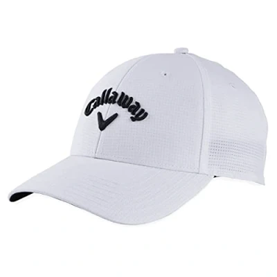 Image of Callaway Unisex Hw Cg Stitch Magnet Adj Wht 22, White