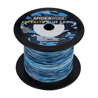 Image of SPIDERWIRE Stealth Blue Camo Braid