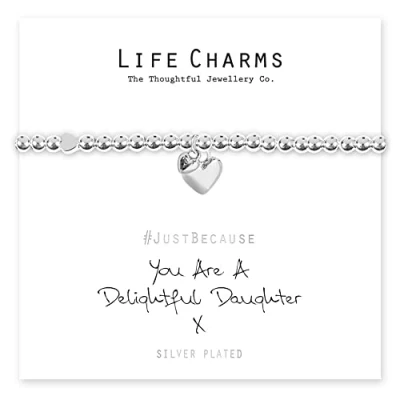 Image of Life Charms Women Jewellery Delightful Daughter Bracelet Wristband Ladies Gift