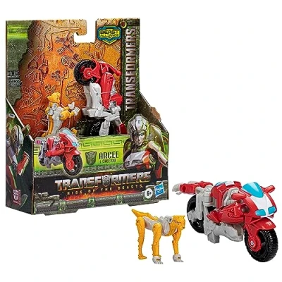 Image of Transformers: Rise of the Beasts Film Beast Alliance Weaponizers 2 Pack Arcee Toy, 6 and Up, 12.5 cm