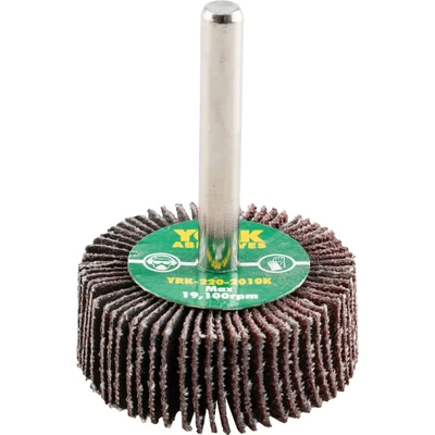Image of York 40 X 15MM Flap Wheels Aluminium Oxide 6.0MM Shaft P60