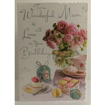 Image of Jonny Javelin Wonderful Mum Birthday Card