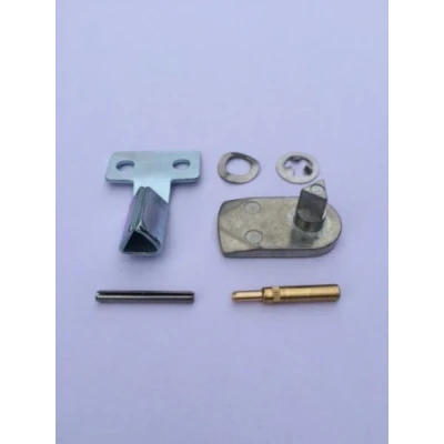 Image of Meter Box Repair Kit Full Metal (Metal Latch, Key and Hinges Pins)