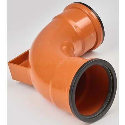 Image of 110MM Orange Underground Pipe Fittings, Push Fit Fittings Rest Bend Elbow