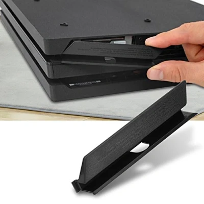 Image of yuyte HDD Hard Drive Slot Cover, Door Flap for PS4 Pro Black Plastic Cover Console