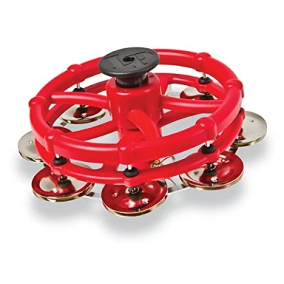 Image of LP Latin Percussion LP861200 Click Hi Hat Tambourin 193 Steel Jingles