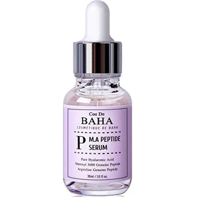 Image of ZEESOON Peptide Complex Facial Serum with Matrixyl 3000 &amp; Argireline for Face/Neck Heals and Repairs Skin, Instantly Ageless Face, 1 Fl Oz Cos De Baha